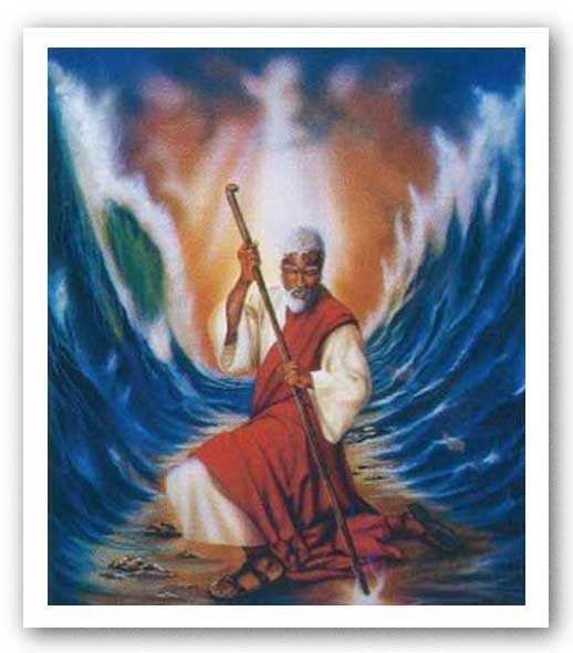 Moses Parting The Red Sea