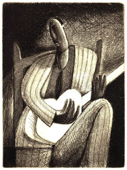 Fire Strings by Joseph Holston. Joseph Holston Art at Heritages Fine Art Gallery. Joseph Holston art for sale. Joseph Holston prints.