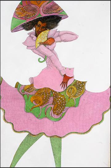 Parasol Lady