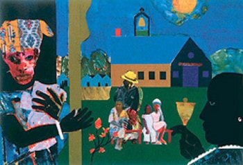 School Bell Time-Romare Bearden