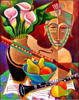 Still Life with Violin