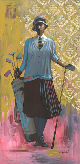 Vintage Golfer - Female