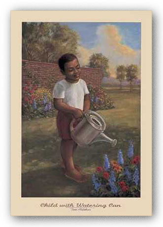 Child With Watering Can