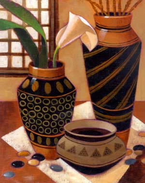 Still Life With African Bowl